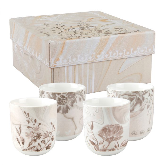 Coffret de 4 tasses à café Palazzo Bello