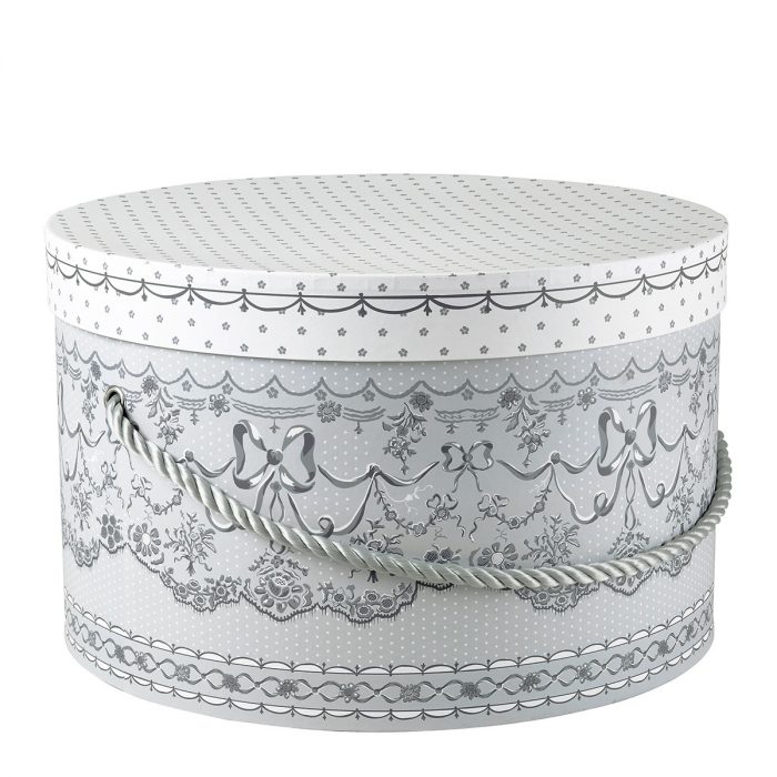 Set de 3 boîtes à chapeaux Dentelle Aquarelle – Image 6