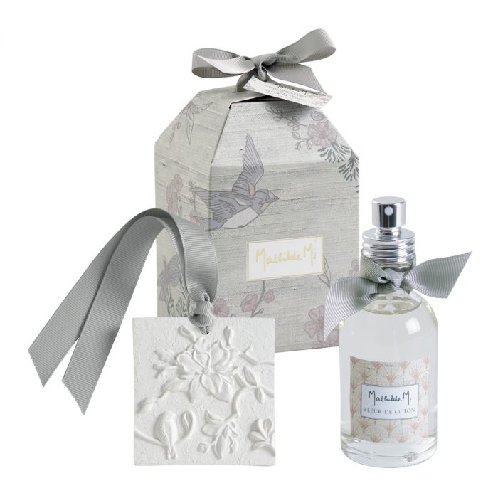 Coffret parfum d'ambiance Jardin d'Ailleurs - Fleur de Coton