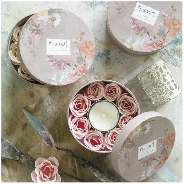 Coffret bougie et roses de savon - Sublime Jasmin – Image 2