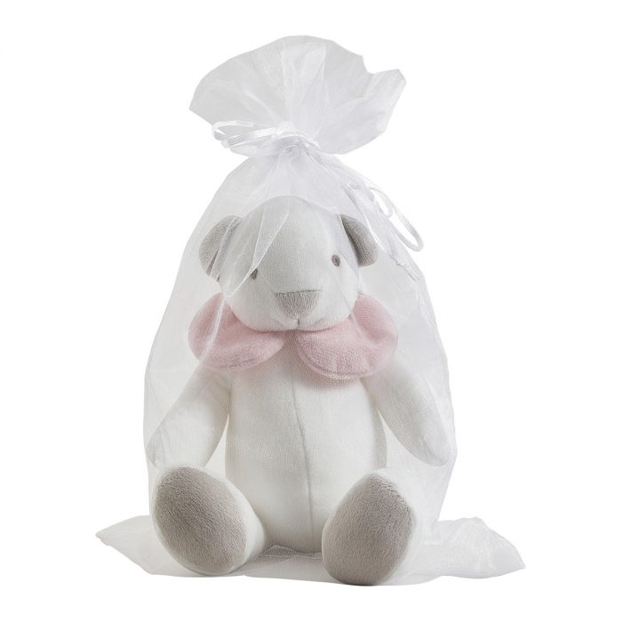 Peluche musicale Ourson rose – Image 4