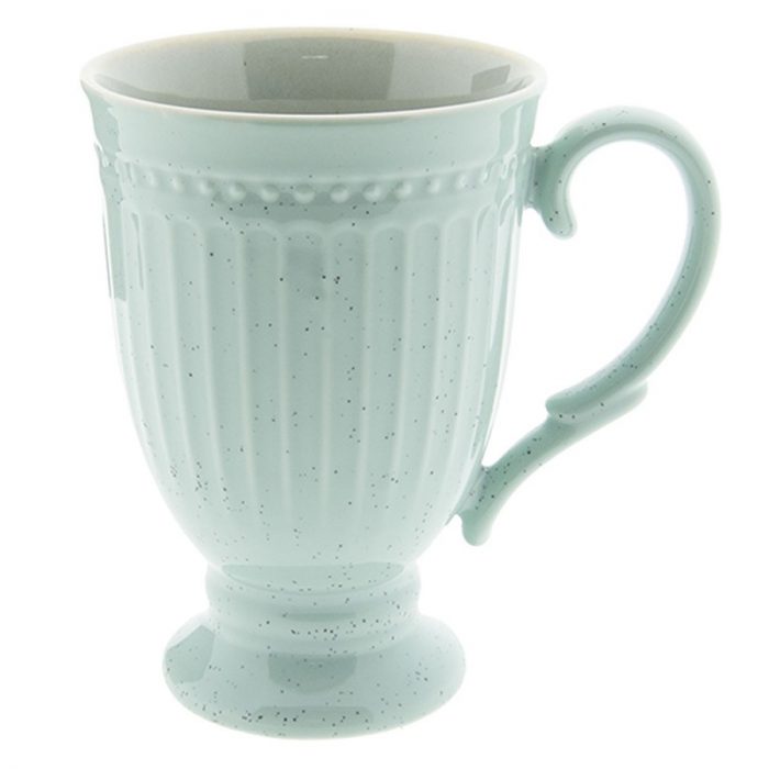 Mug vert en porcelaine