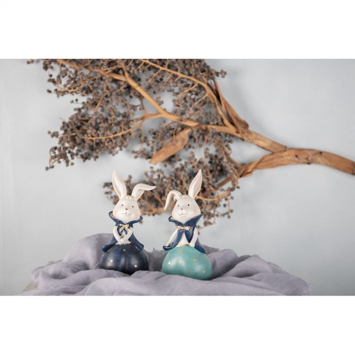 Lapin décoratif bleu – Image 3