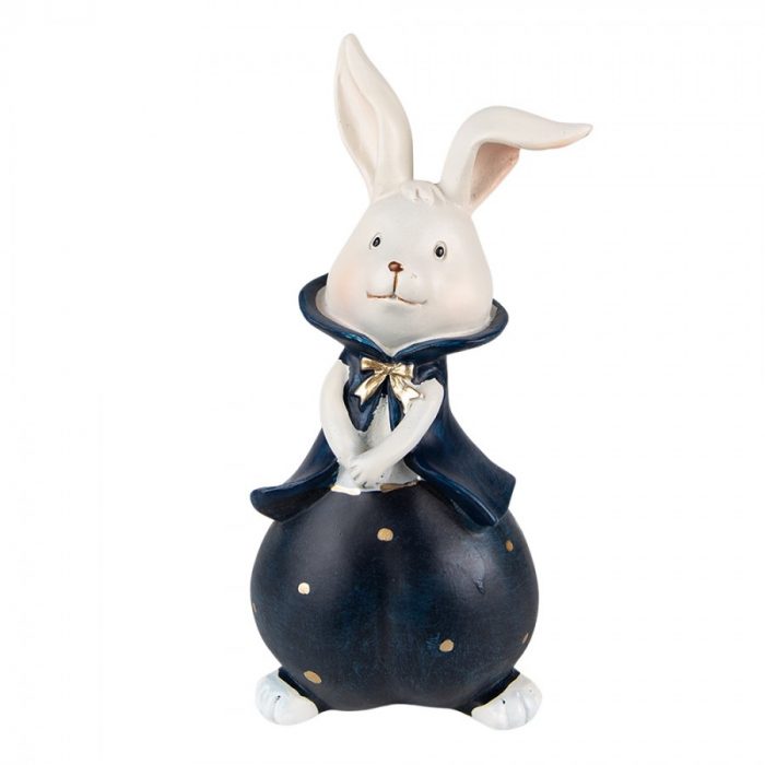 Lapin décoratif bleu