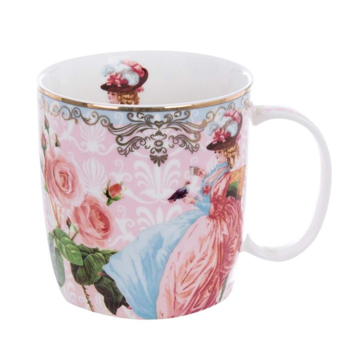 Coffret mug rose