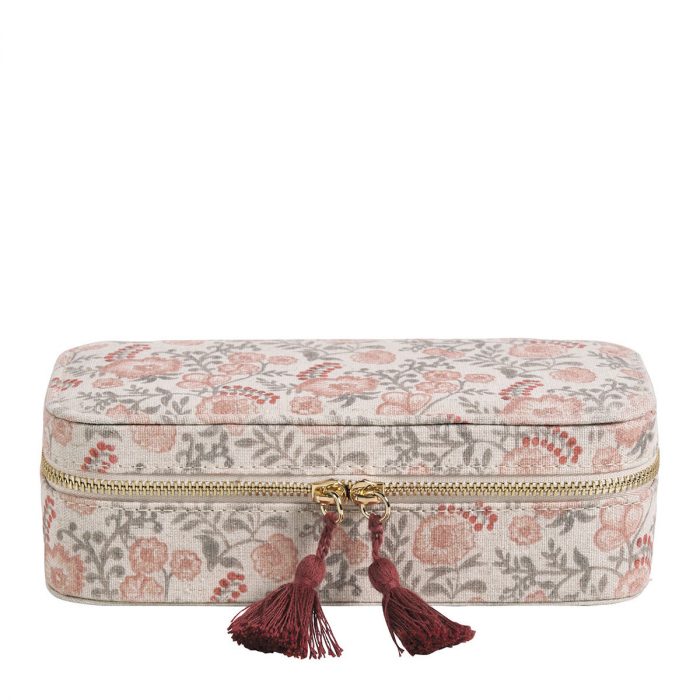 Trousse de voyage pour bijoux Patio en Fleurs