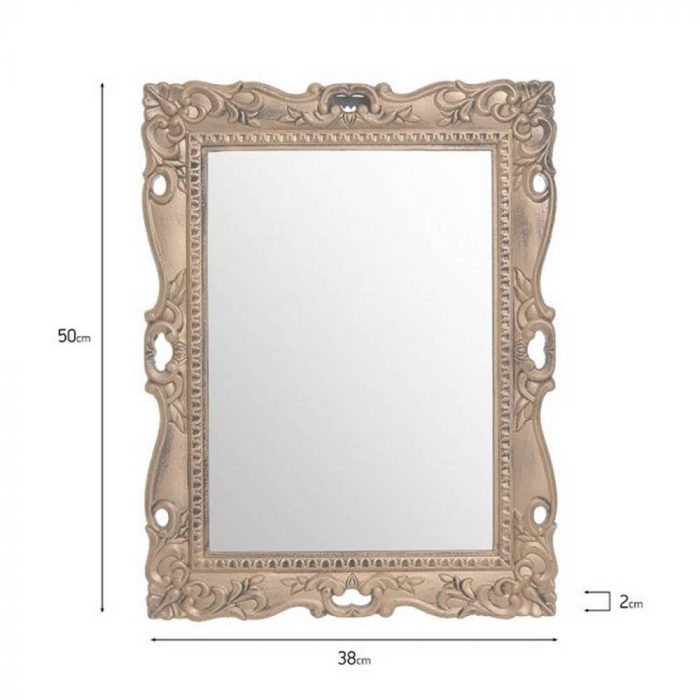 Miroir antique doré – Image 2