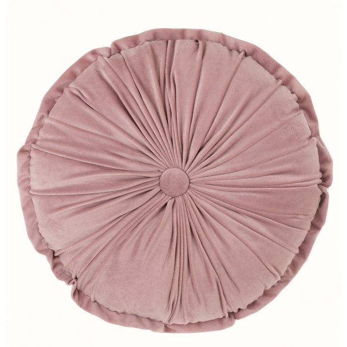 Coussin rond en velours