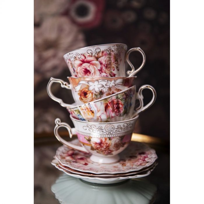 Tasse et sa soucoupe en porcelaine – Image 4