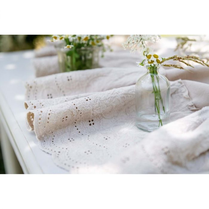 Nappe en coton avec volant – Image 5