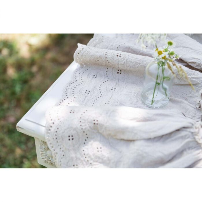 Nappe en coton avec volant – Image 4