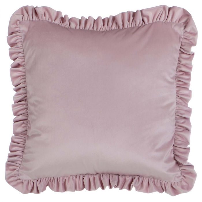 Coussin polyester avec volant