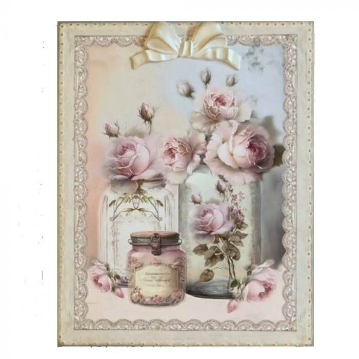 Tableau floral romantique