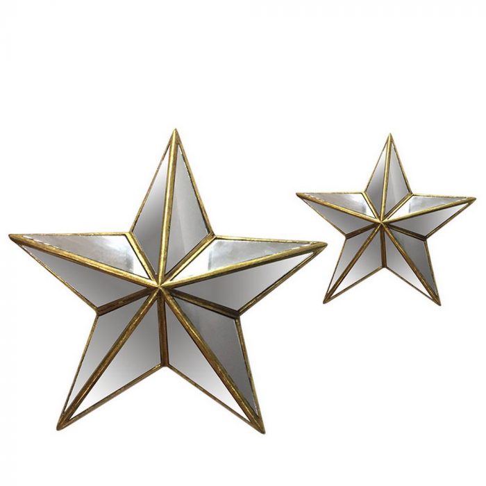 Lot de deux étoiles miroirs