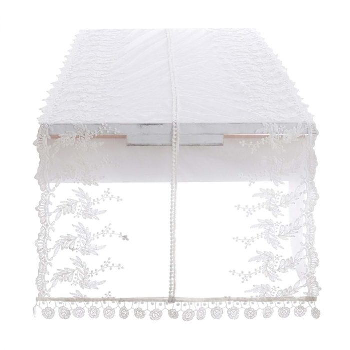 Chemin de table dentelle en coton