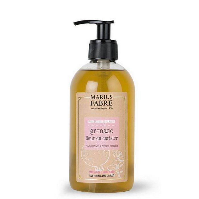 Savon liquide de Marseille fleur de Cerisier et Grenade, 400 ml